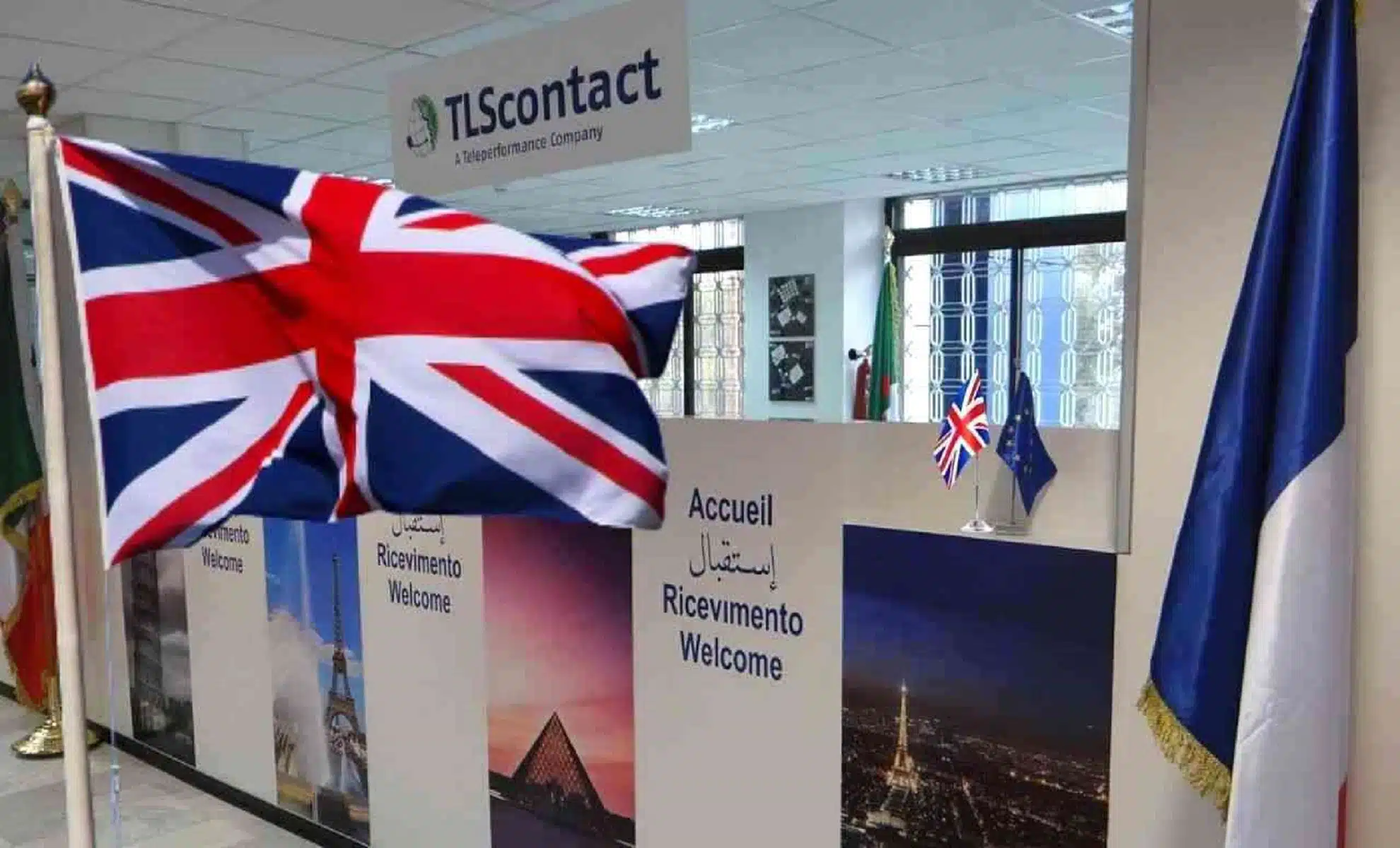 TLScontact - Drapeau du Royaume-Uni - Algériens - Demande de visa