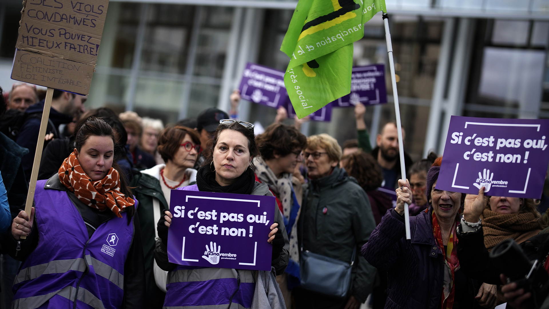 Several demonstrations across France in support of Gisèle Pelicot